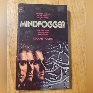 Vintage Sci-Fi Mindfogger by Michael Rogers PB PB 1st Dell 1976